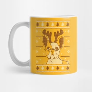 Rudolph The Christmas Pug Graphic Tee Mug